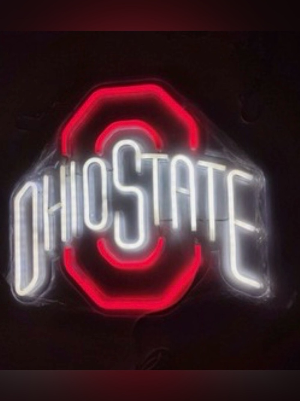 Ohio State Buckeyes LED Neon Sign Acrylic Wall Light Game Room Fan Cave Deco New